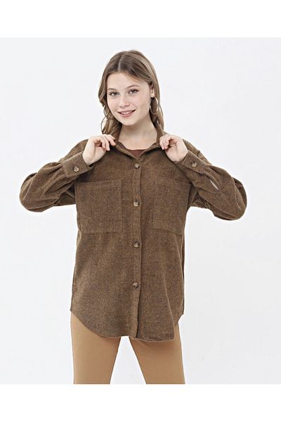 NARKISS Camasa Mustard Stash cu buzunare