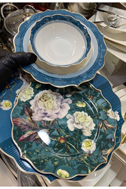 Kosova BONE PORSELEN 24 PARÇA 6 KİŞİLİK YEMEK TAKIMI