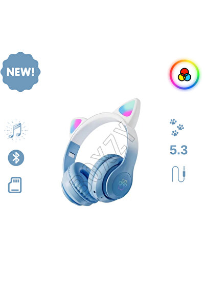 HEJARON Toygo Kedi Kulaklık Pro 5.3 Akıllı Rgb Led Detaylı Bluetooth Kablosuz...