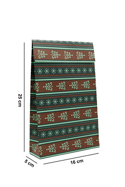 repro design Yılbaşı Temalı Baskılı Zarf Model Hediye Paketi 2 Adet , Yılbaşı Hediye Paketi 16 x 25 x 5 cm