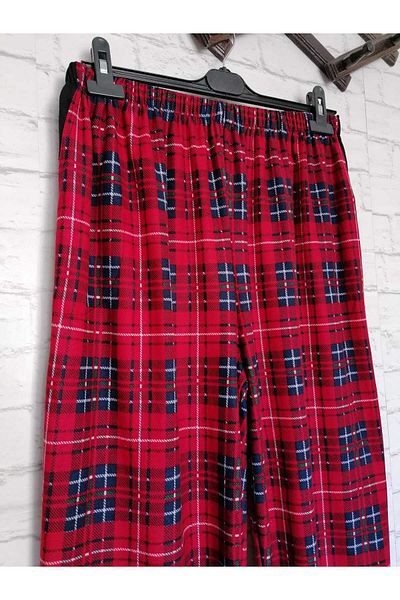 anne moda ankara Autumn-Winter, thin, 2 pockets, high waist, suede fabric, standard size home pants/ pajamas