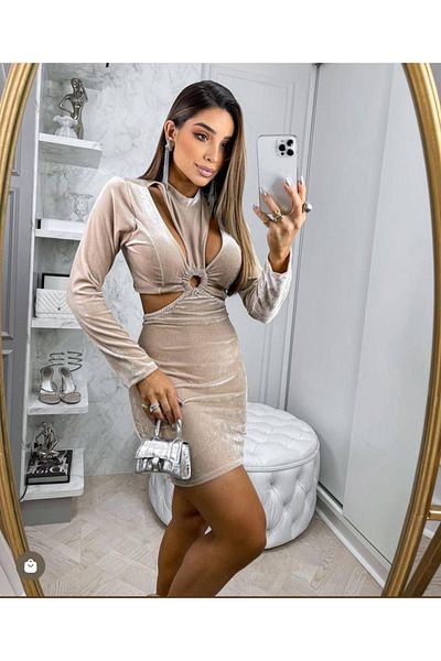 hipnoz butik ΓΥΝΑΙΚΕΙΟ ΜΙΝΙ ΦΟΡΕΜΑ ΜΕ ΛΕΠΤΟΜΕΡΗ ΚΟΨΗ
