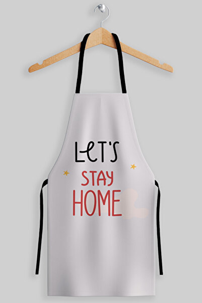 AYSHOME Ays Home Lets Stay Home 2-Piece Kitchen Apron Set