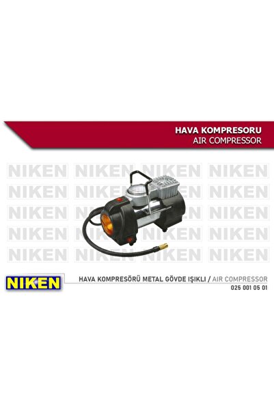 Niken Hava Kompresörü Metal Gövde Işıklı