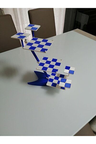 TuransoyCraft Star Trek Satranç Takımı Merdivenli Satranç Tahtası ve Satranç ...