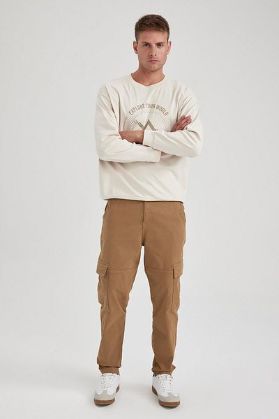 DeFacto Discovery Adventures Oversize Fit Crew Neck Sweatshirt