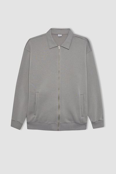 DeFacto Měkký fuzzy cardigan oversize fit