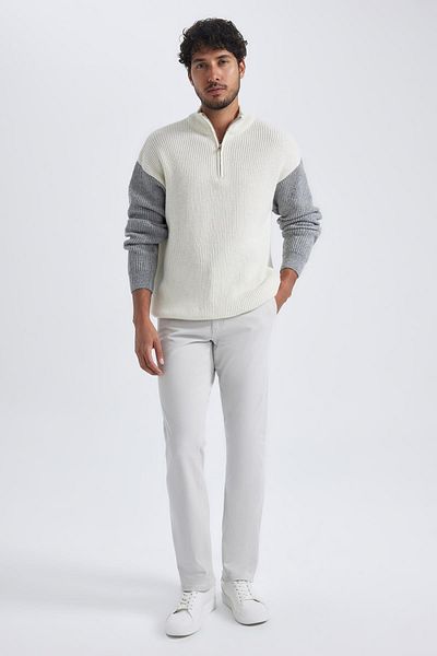 DeFacto Relaxed Cut Turtleneck Sweater - Y0623az23au