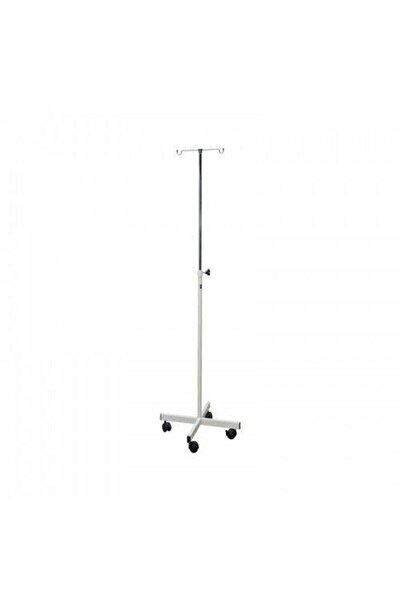 MEDİKALBİM Serum Askısı 1 Adet 4 Ayaklı Boyu Ayarlanabilir Medikal Serum Askılığı