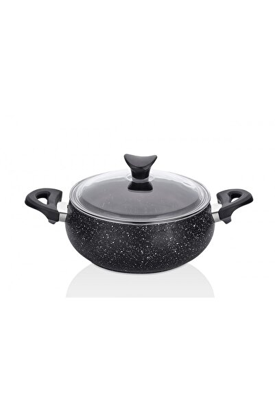 Taç 7 Piece Master Cook Chubby Cookware Set Black