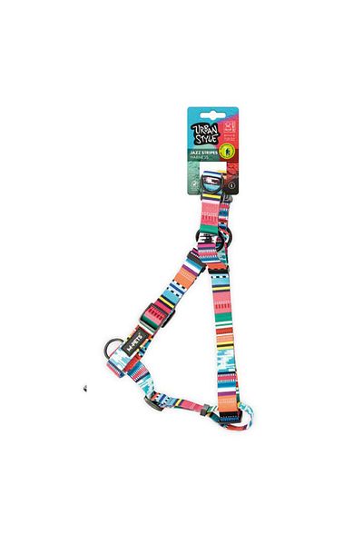 M-PETS Urban Style Jazz Stripes Chest Collar L 10836499