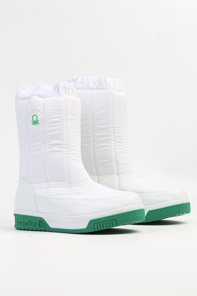 Benetton ® |   BN-50039 - 3256 Λευκό - Γυναικείες Μπότες