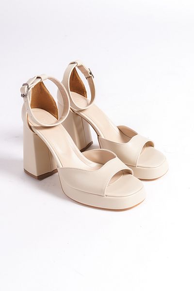 Moda Değirmeni Pantofi cu toc pentru femei Skin Skin BG1115-119-0001