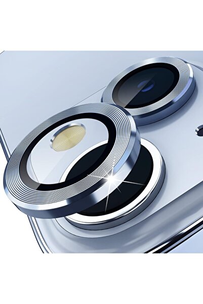 iPhone 15 Compatible Camera Lens Protector Durable Color Metal Tempered Glass Camera Lens Protection