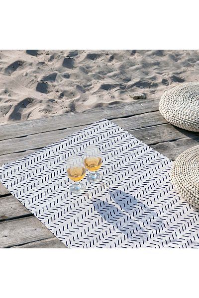 The Lucid Lab Basic - Striped Beach Towel - Cotton