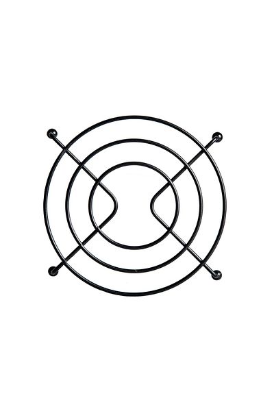 jbox Black Metal Round Trivet