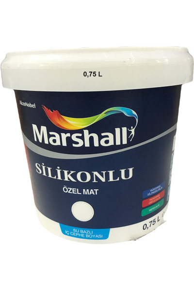 Marshall Su Bazlı Amerikan Panel Kapı Boyası Kokusuz 0,75 Lt - BEYAZ