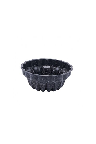 Taç Taç Manolya Döküm Kek Kalıbı Siyah