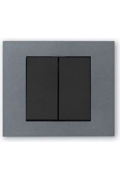 OVİVO Ovivo Grano Metallic Smoked + Black Commitator + Frame Included - 10 Pieces