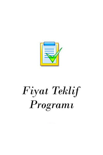 PazarTimi Fiyat Teklif Yazılım Programı