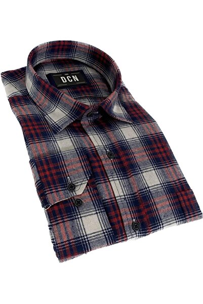 dcn giyim 1985 Men's Classic Cut Wool Shirt-Dcn5