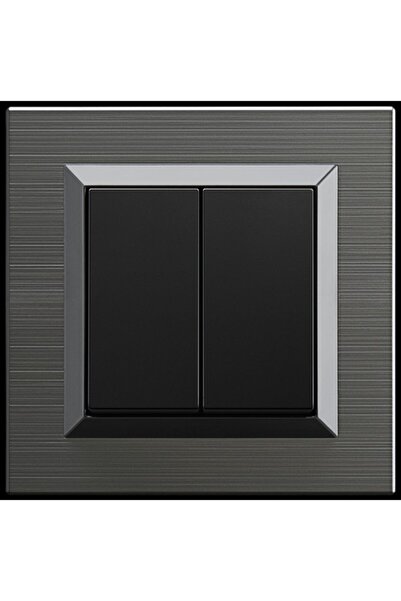 OVİVO Ovivo Quantum Manyetik Gri+siyah Komitatör + Çerçeve Dahil - 6 Adet