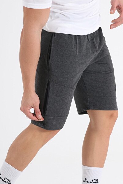 Diadora Akron Kamp Şortu Pamuklu Antrasit