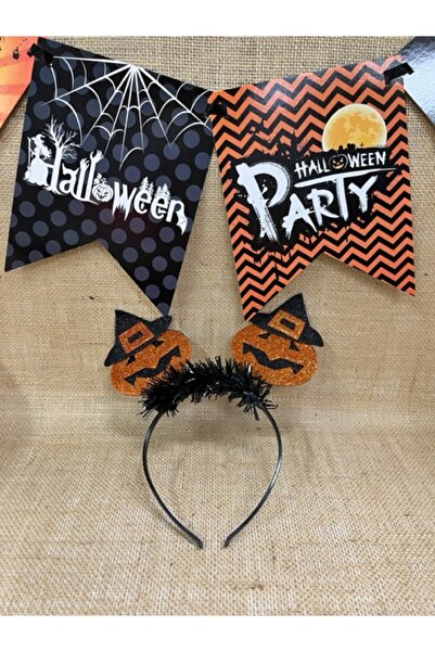 kidspartim قبعة تاج الهالوين على شكل قرع لامعة