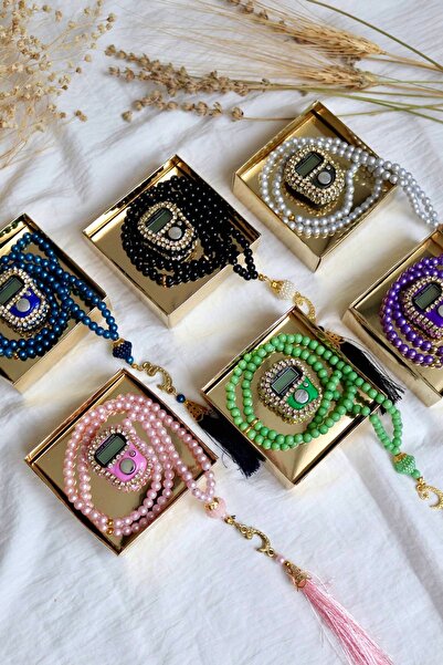 Bilenler Taşlı Zikirmatik Ve Tesbihli Mevlid Seti 100'li T302