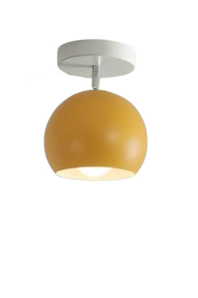 Rsylight Metal Retro Sarı Tavan Plofyoner 180 Derece Hareketli Modern Spor Av...