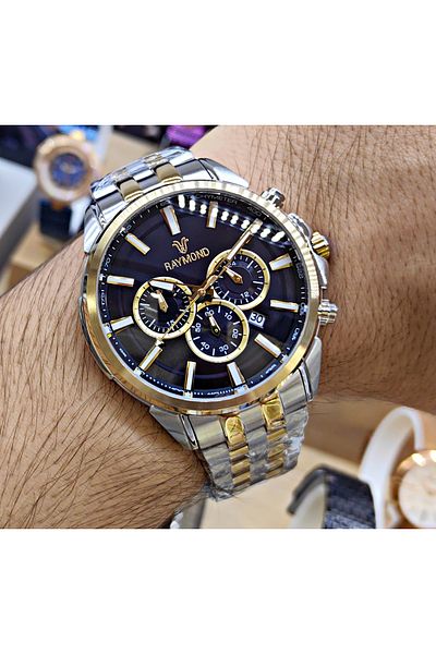Raymond Steel Men's Wristwatch