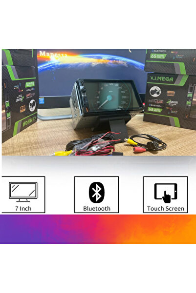 Manessa 7 Inc Double Oto Teyp Bluetooth Usb Sd Kart Mirrorlink Park Kamera 70...