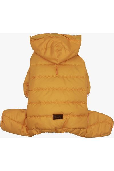 Pawstar Sport Small Breed Dog Raincoat Jumpsuit Yellow