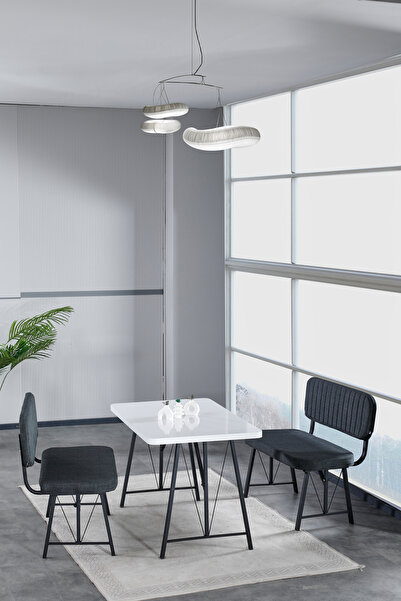 Mygusi Hayat 70x110 Beyaz Mutfak Masası, Mutfak Masası Takımı, Yemek Masası, ...