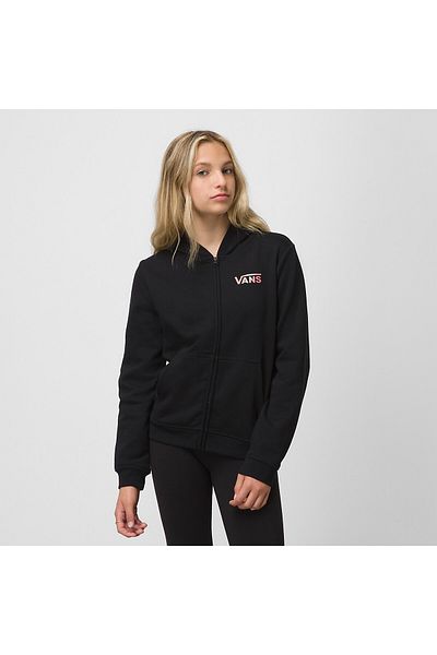Vans LITTLE LIZZIE ZIP HOODIE Black VN0A7YSCBLK1