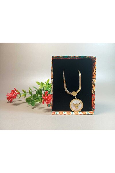 Aksesuar360 Italian Chain Bird Detailed Necklace
