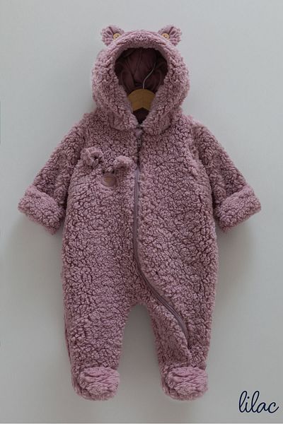 Caramell Winter Bear Boy-Girl Wellsoft Jumpsuit