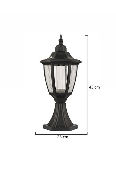 OSC HOME AYDINLATMA TASARIM BLACK Garden Wall Terrace Countertop Sconce Table Sconce, Garden Lighting Fixture