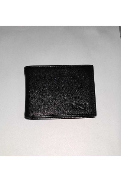 firdevsi hobi real leather horizontal transparent card holder wallet