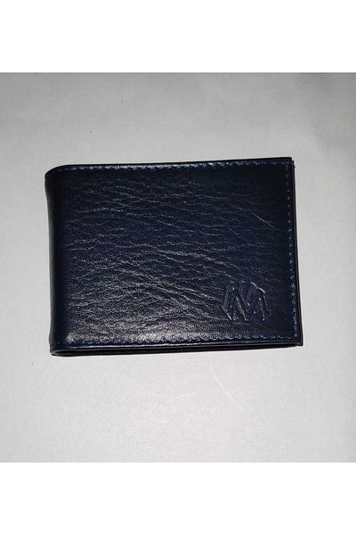 firdevsi hobi real leather horizontal transparent card holder wallet