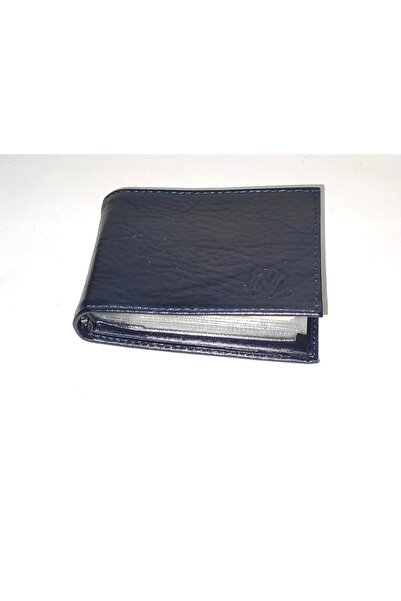 firdevsi hobi real leather horizontal transparent card holder wallet