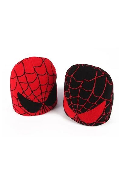 ellevana spider y2k style beret red unisex soft beret