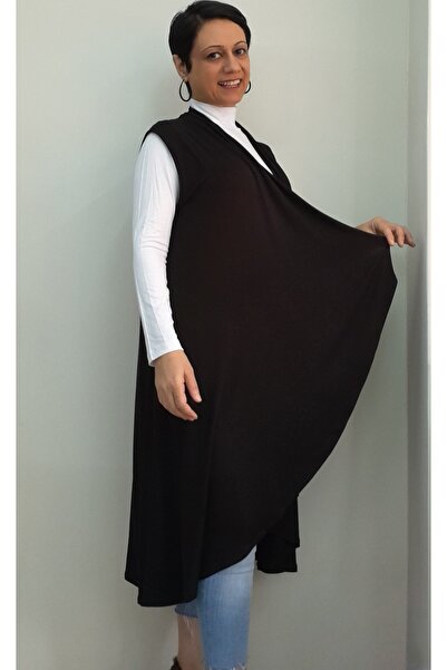 Mertcan Butik Black shawl collar combed cotton knitted vest