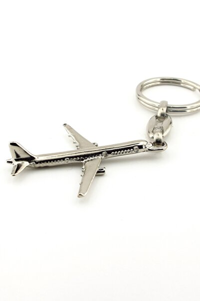 Solfera Airbus A321 Yolcu Uçağı Metal Anahtarlık Uçak Kc849