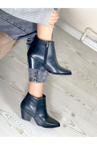 irmona DALİDA SİYAH DERİ DALLAS WESTERN MİNİ BOT