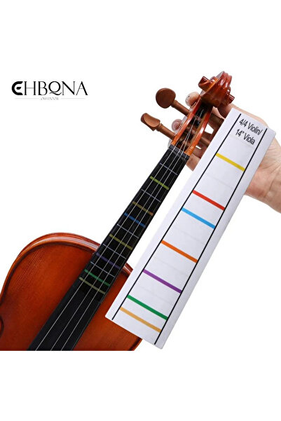 happypotam 4/4 tam boy keman-nota-etiket-kolay öğrenme-sticker-klavye-çıkartma-violin-keman aksesuar