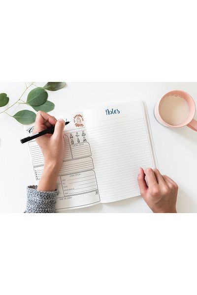 HRS دفتر يوميات السفر مقاس A5 My Adventure Notebook