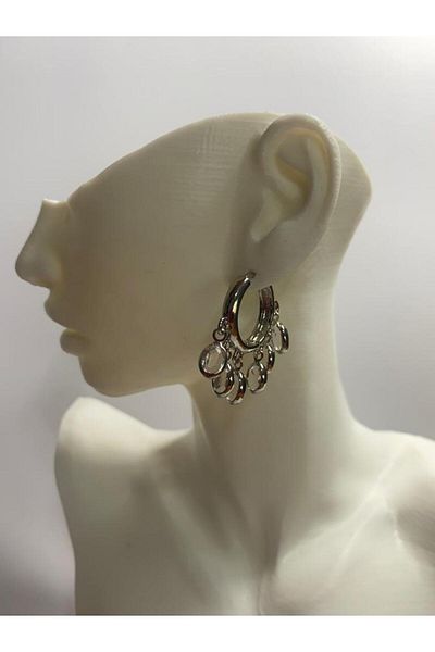 RenkliEvren 3-PIECE EARRING SET STEEL EARRING NICKEL FREE