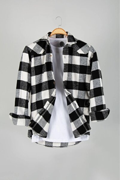 LEYEL Moda Men's Winter New Season Cotton Stitching Fabric Lumberjack Shirt