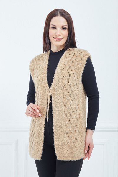 Fresh&Moda Women's Salmon Standard Soft Bridal Vest